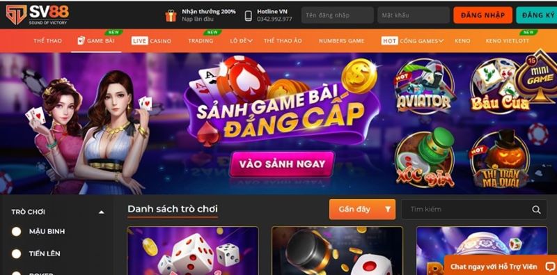Chơi Casino Online Sv88 Đẳng Cấp Uy Tín Nhất Hiện Nay